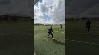 Training with a pro goalkeeper ️ #soccer #goalkeeper