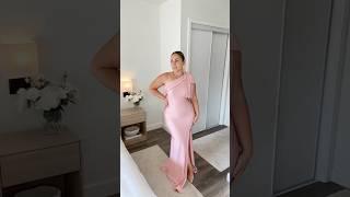 Trying on FashionNova Dresses  #dress #weddingguest #tryon