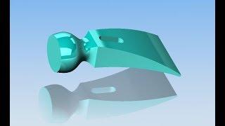 59 урок SOLIDWORKS интересный метод создания детали, гибкие, скопировать и вставить.