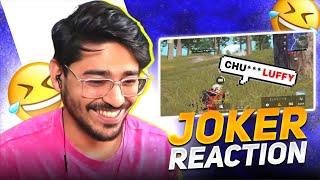 Joker bhai Funny Reaction on Luffy igL ️‍🩹 ​⁠@Jokerkihavelii