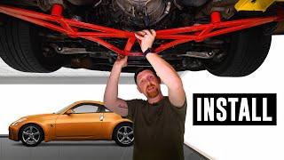 Nissan 350Z Front Subframe Brace Install