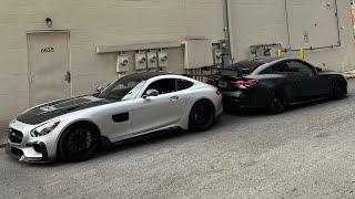 POV 2025 BMW M4 OWNER REVIEWS TUNED 2017 AMG GT WITH UPGRADED TURBOS!