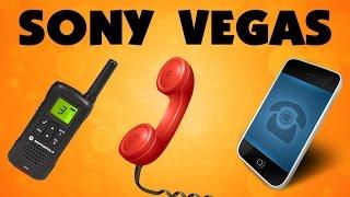 Telephone voice. Sound effects in Sony Vegas