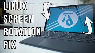 How to Fix Flipped Screen Rotation on Linux