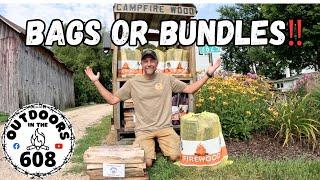 Firewood Bags Or Bundles⁉️ How I Do It