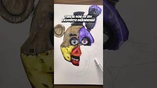 Drawing Foxy - Fnaf Animatronic! #fnaf #drawing #shorts