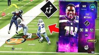 The Most Overpowered Player In Madden 24.. DK Metcalf is a glitch