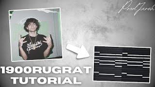 HOW TO MAKE BEATS FOR 1900RUGRAT | FL STUDIO