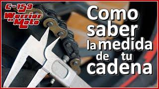 Tutorial - Como sacar la medida de la cadena de tu moto - Warrior En Moto - Motovlog 159