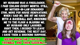 "When I Refused to Give My Mother-in-law $70,000, She Beat Me With a Baseball Bat. & Then Suddenly..