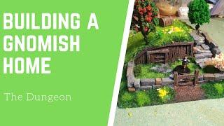 Gnome house from XPS foam  for DnD, warhammer fantasy or Pathfinder