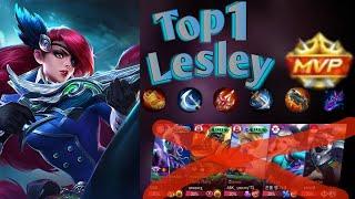 Mobile legends Top 1 Lesley , Топ 1 мира Лесли , мвп , полная сборка,