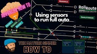 RAIL ROUTE HOW TOS | Automating with Sensors | Rail Route Train Dispatcher Simulator