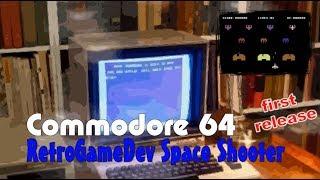 Commodore 64 -=RetroGameDev Space Shooter Preview=-