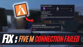 FIVEM: How to FIX fivem connection error failed in 5 Min !!! | Time Out | FiveM Crashing Fix