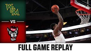 William & Mary vs. NC State Full Game Replay | 2024-25 ACC Men's Basketball