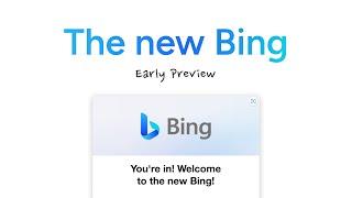 Let's try the new Bing (early preview) with chatGPT  