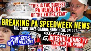 BIGGEST PA NEWS TO DATE!! LIVE!! PA SPEEDWEEK!! CAR OWNERS!! BEERHILL GANG!! DRIVERS RETURN!!!