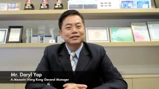 MADE IN ITALY 2013 - Interview to Mr Daryl Yap, GM of Menarini Hong Kong