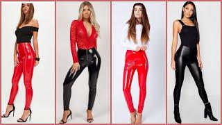 + 30 new western style pure leather pants ideas for women's