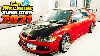 Реставрация Mitsubishi Lancer Evolution 9 - Car Mechanic Simulator 2021 #129