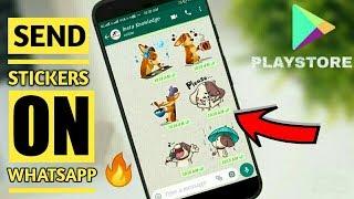 How to Send Stickers on Whatsapp | Whatsapp Stickers Feature | Aditya Knight