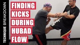 Finding KICKS during HUBAD LUBAD flow in Filipino Martial Arts | Kali | Eskrima | Arnis