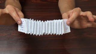 Origami paper - how to make an accordion