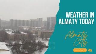 Weather in Almaty today | Walking Tour 4k 60fps | Almaty City