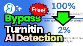 How to Bypass Turnitin's AI Detection?!  You Only Need This Video! 