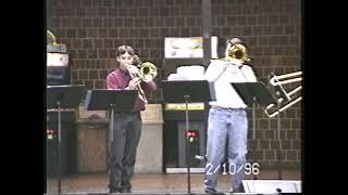 Haydn performed by the University of Rochester Stingers Trombone ensemble, 1996