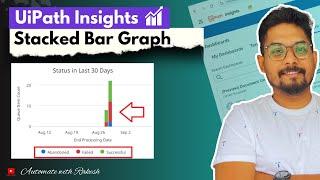 Create a Stacked Bar Graph in UiPath Insights Dashbaord | UiPath Insights Stacked Bar Graph