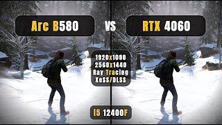 Intel Arc B580 vs RTX 4060 : Test in 16 Games - 1080p, 1440p, Ray Tracing + XeSS/DLSS - i5 12400F