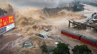 China devastated: Flash floods destroy 1 village, tornado collapses hundreds of houses in north