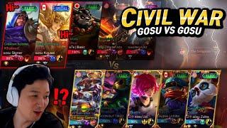GOSU vs GOSU !? gosu members sniping Gosu General | Mobile Legends Yisunshin