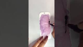 Watercolour doodle bookmark 🫧 #diy #bookmark #art #artist #watercolor #easy #painting #ytshorts