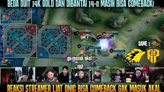 MERINDING PARAH COMEBACK PALING GILA ONIC DI M5! REAKSI STREAMER ONIC VS AP BREN GAME 1