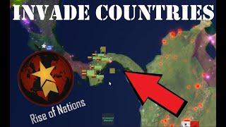 How to DECLARE WAR and INVADE COUNTRIES in Rise of Nations (Roblox)