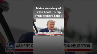 Trump campaign responds to Maine ballot ban: 'Democrats do not trust American voters'