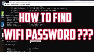 Find  wifi  password using CMD and settings in windows .