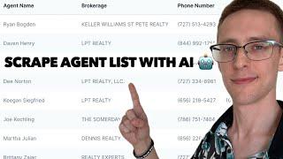 How To Build An Agent List with Ai - Stop Scraping Realtor.com Manually!