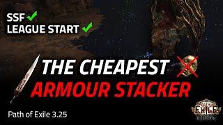 CHEAPEST Armour Stacker? SSF Viable Build! -  Path of Exile 3.25