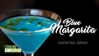 Homemade Blue Margarita Cocktail a Restaurant Style Blue Lagoon Cocktail Drink Recipe