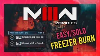 Freezer Burn (Tier 3) | MW3 Zombies GUIDE | Quick/Solo | MWZ Mission Tutorial