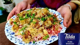 Chicken Biryani with "Tilda Pure Basmati Rice" by Mehvi Brands Blogger .