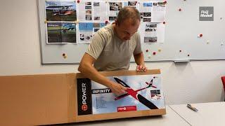 Unboxing Infinity 250 - Voll-GFK-Segler von D-Power-Modellbau - ein Video von FlugModell