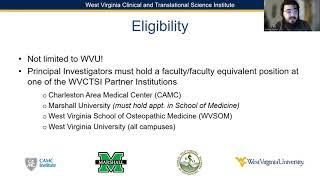 WVCTSI Pilot Grants Information Session (January 2024)