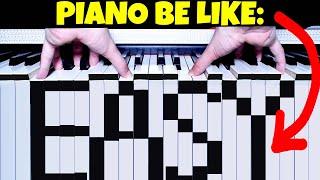 when your PIANO starts to print PIANO TUTORIAL...