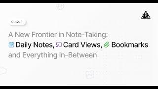 Daily Notes & Bookmarks: AFFiNE 0.12.0 Debut.- The Open Source Notion Alternative you must try it!