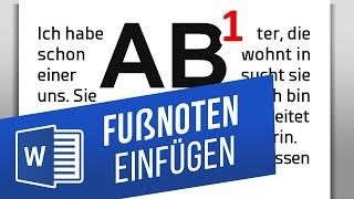 Fußnoten in Word einfügen | Richtiges Zitieren in Word